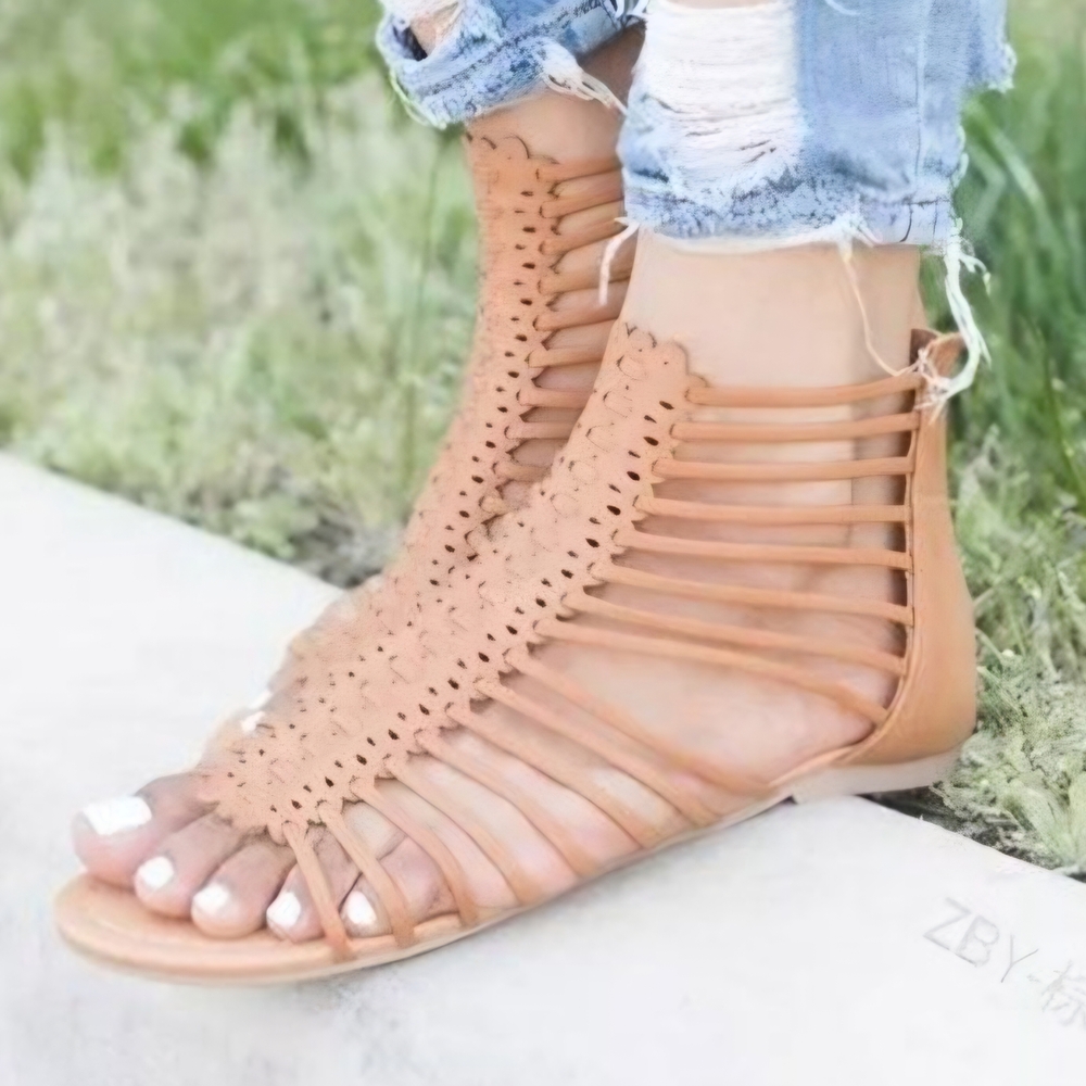 Women's Tan Gladiator Sandals